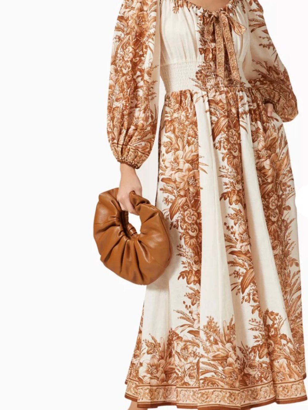 Zimmermann Moonshine Scoop Long Dress in Linen